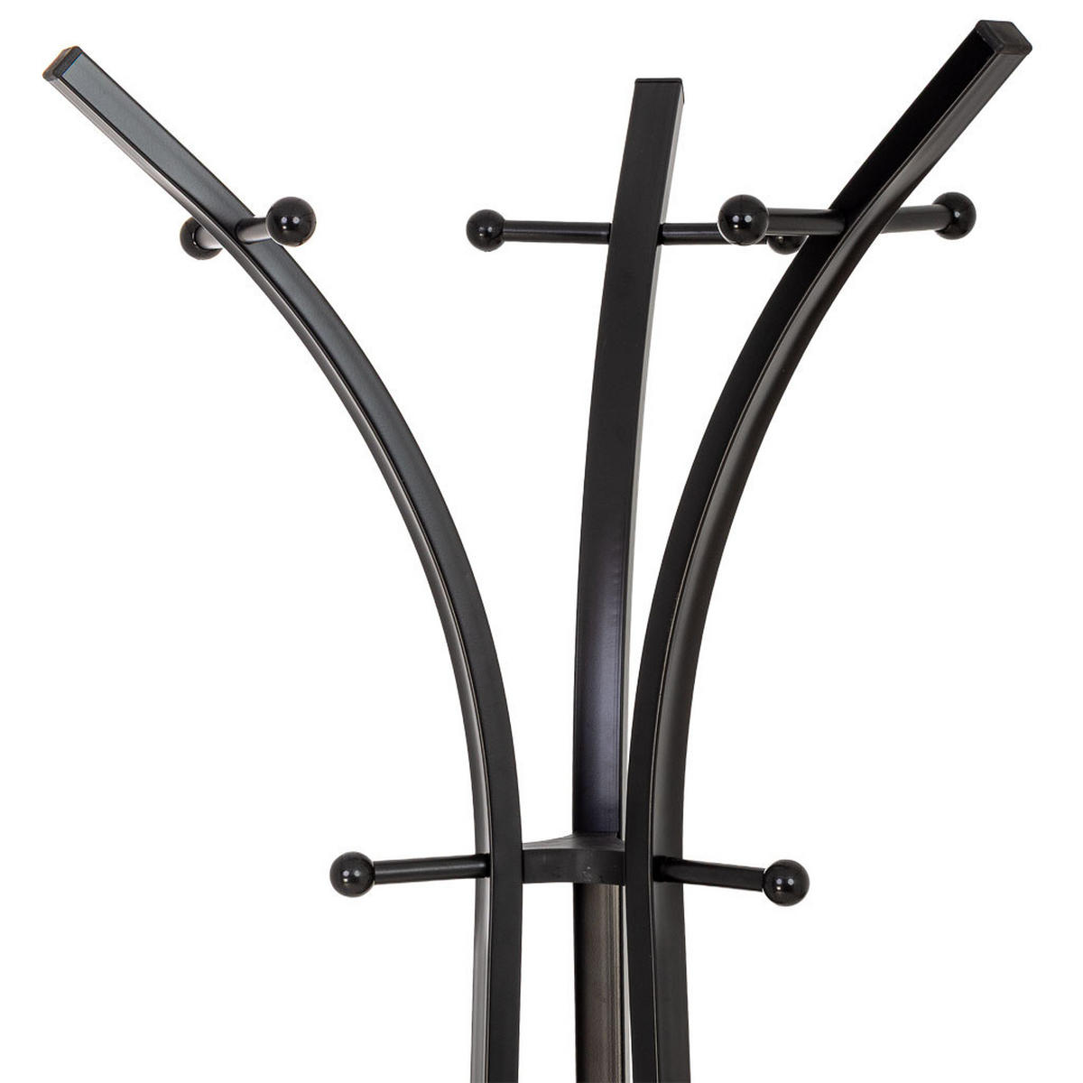 GARDEROBE aus metall 177x63x51cm - Schwarz, Metall (177/51/63cm) - Wanderlust