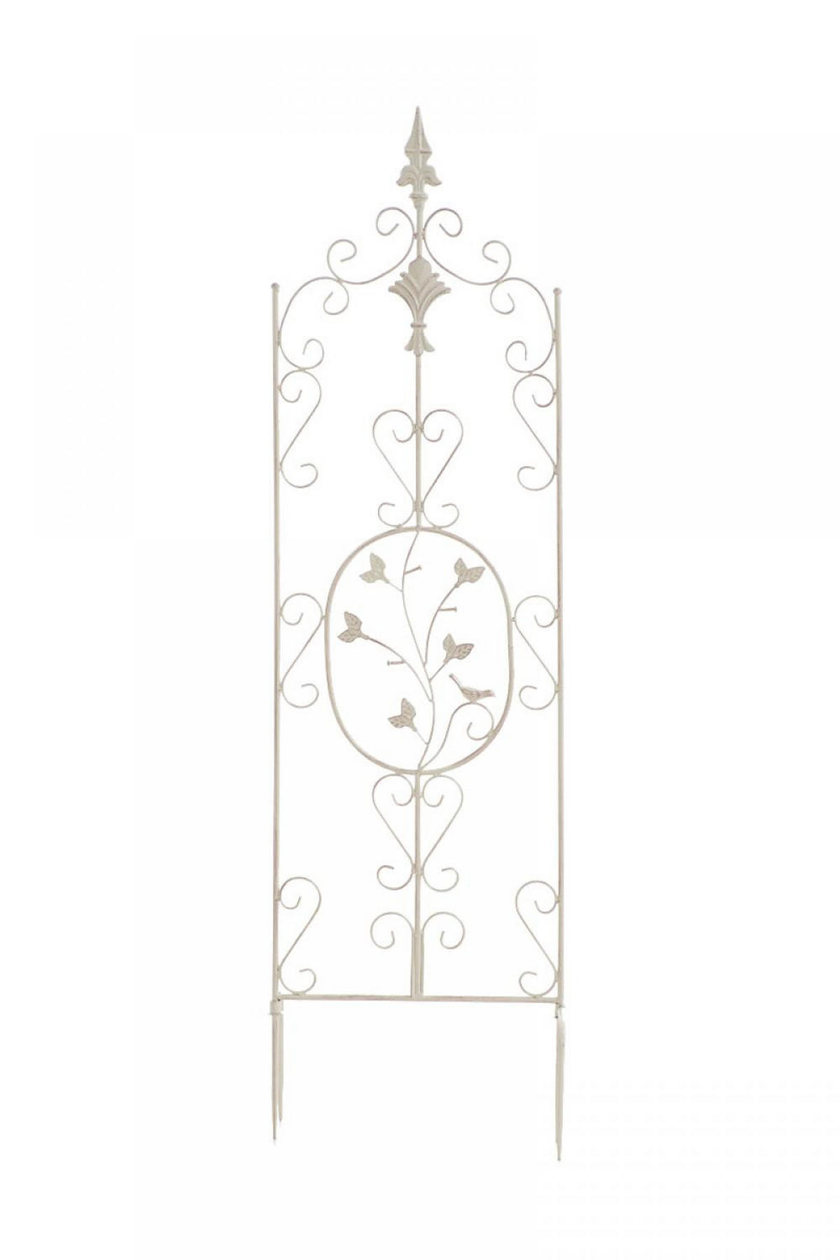 RANKGITTER Metall antik-creme - Creme, Metall (35/122/1cm) - CLP