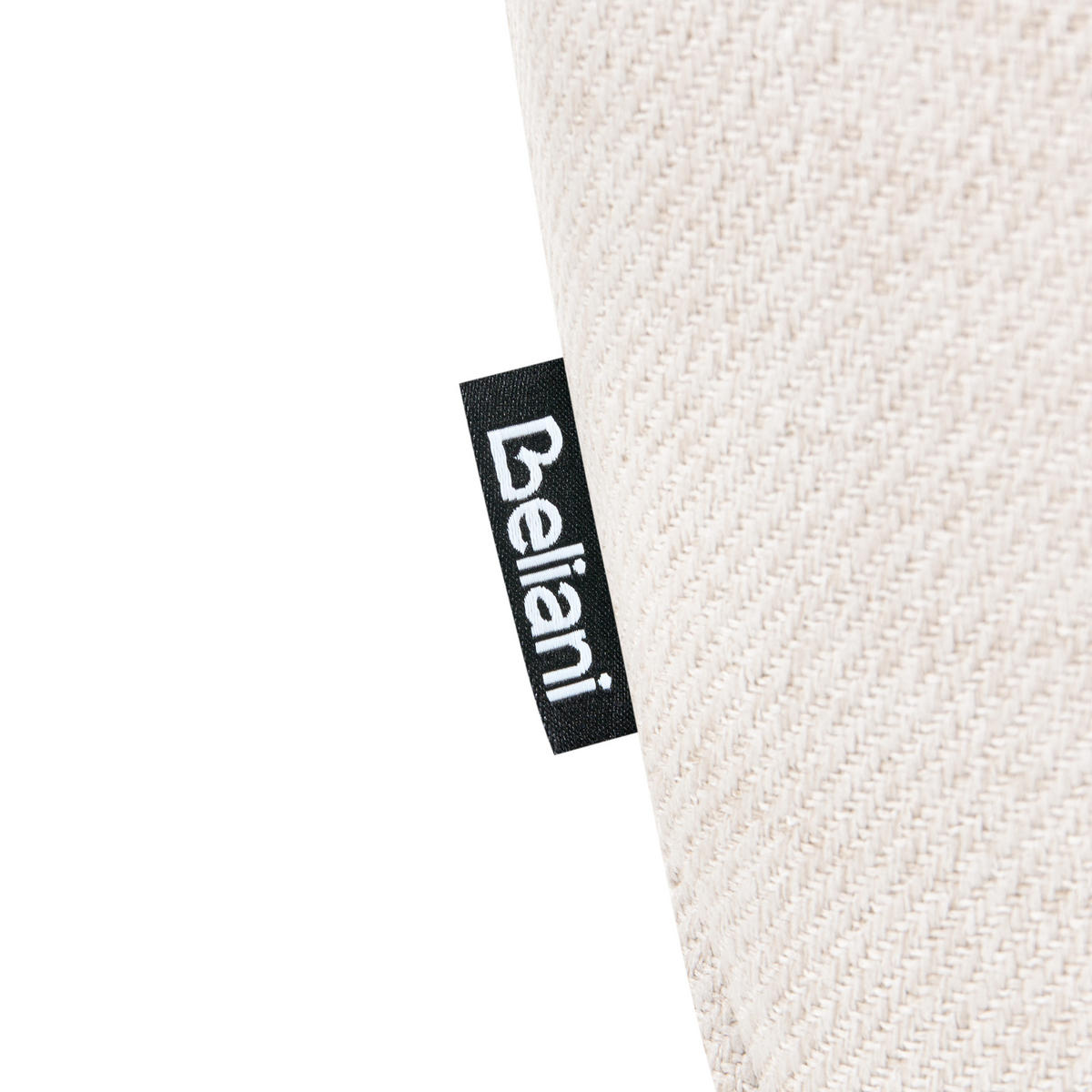 SESSEL Stoff Cremeweiß Lakene - Weiß, Textil (94/88/88cm) - Beliani