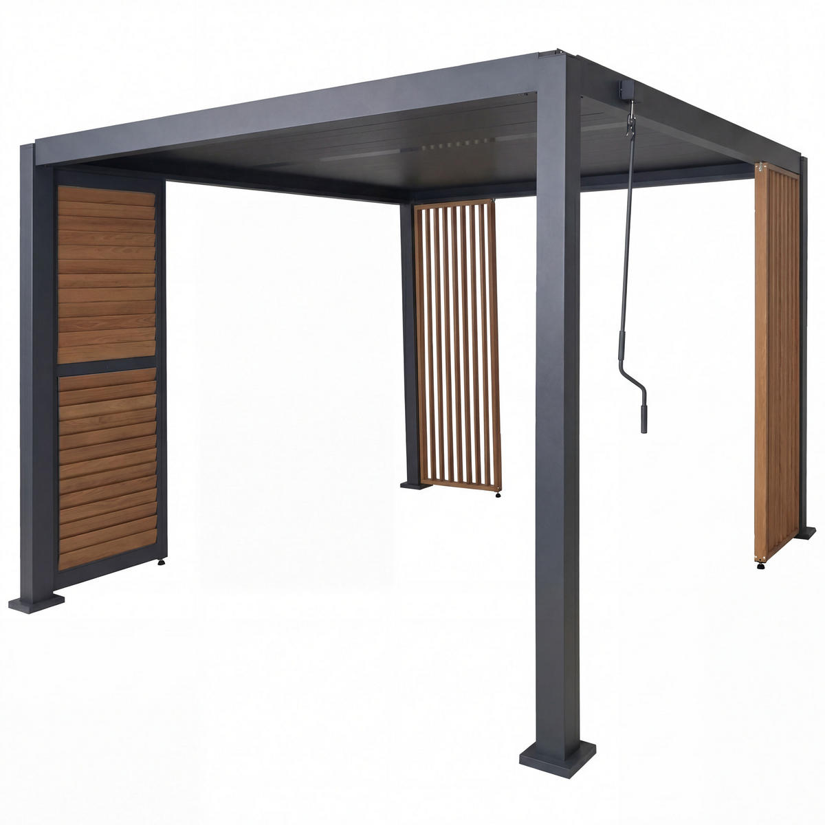 PERGOLA Anthrazit - Anthrazit, Metall (302/235/302cm) - MCW