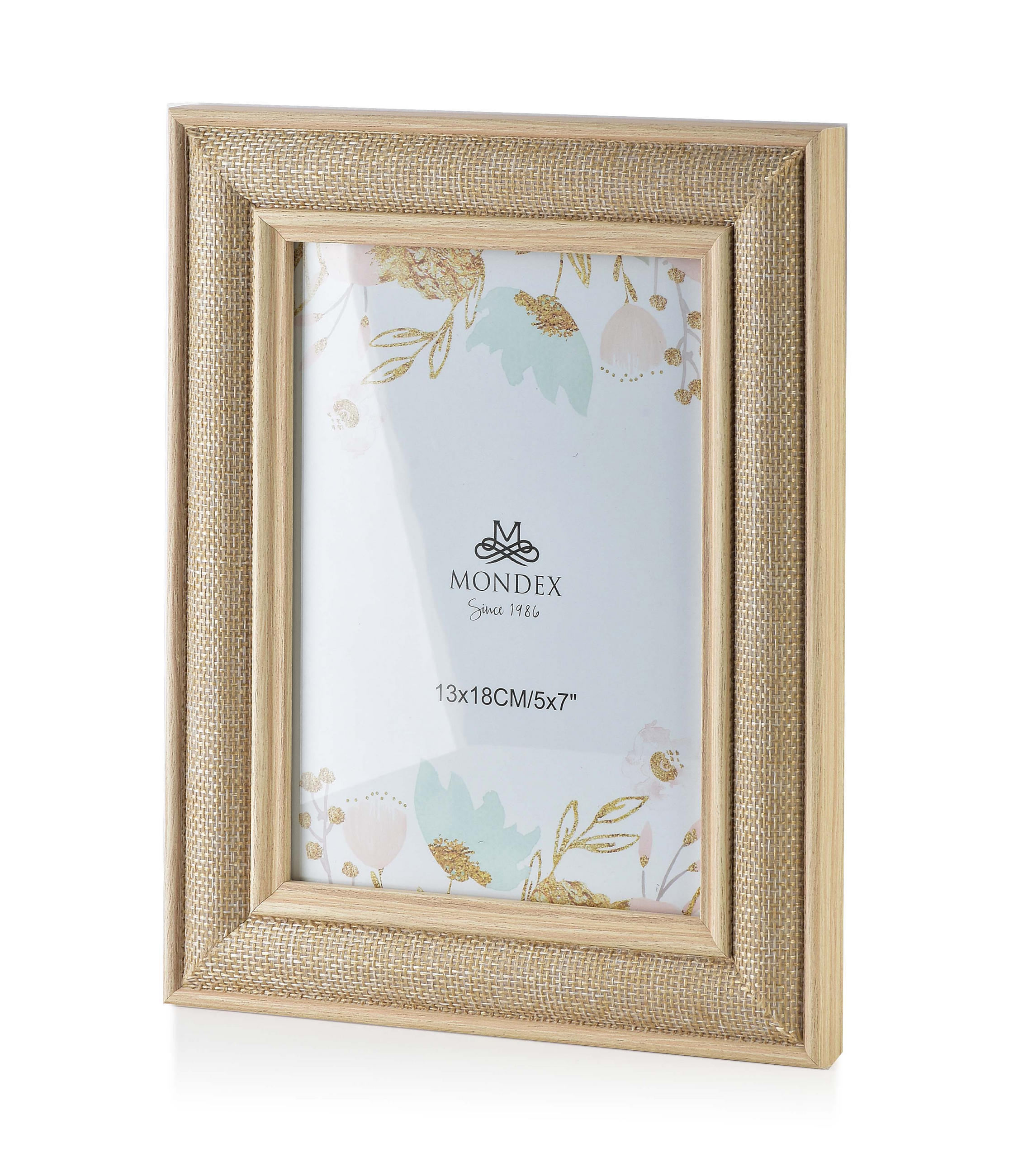 BILDERRAHMEN Adi Beige 24/19/2 cm Holz - Beige, Holzwerkstoff (19/2/24cm) - Mondex