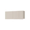 WANDREGAL Lico mit 3 Türen, Beige Sand - Beige, Holzwerkstoff (120/37/25cm) - Beautysofa
