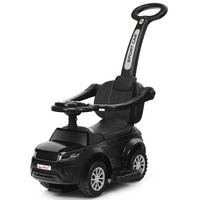 SCHIEBEWAGEN Schwarz - Schwarz, Kunststoff (43/84/89cm) - COSTWAY