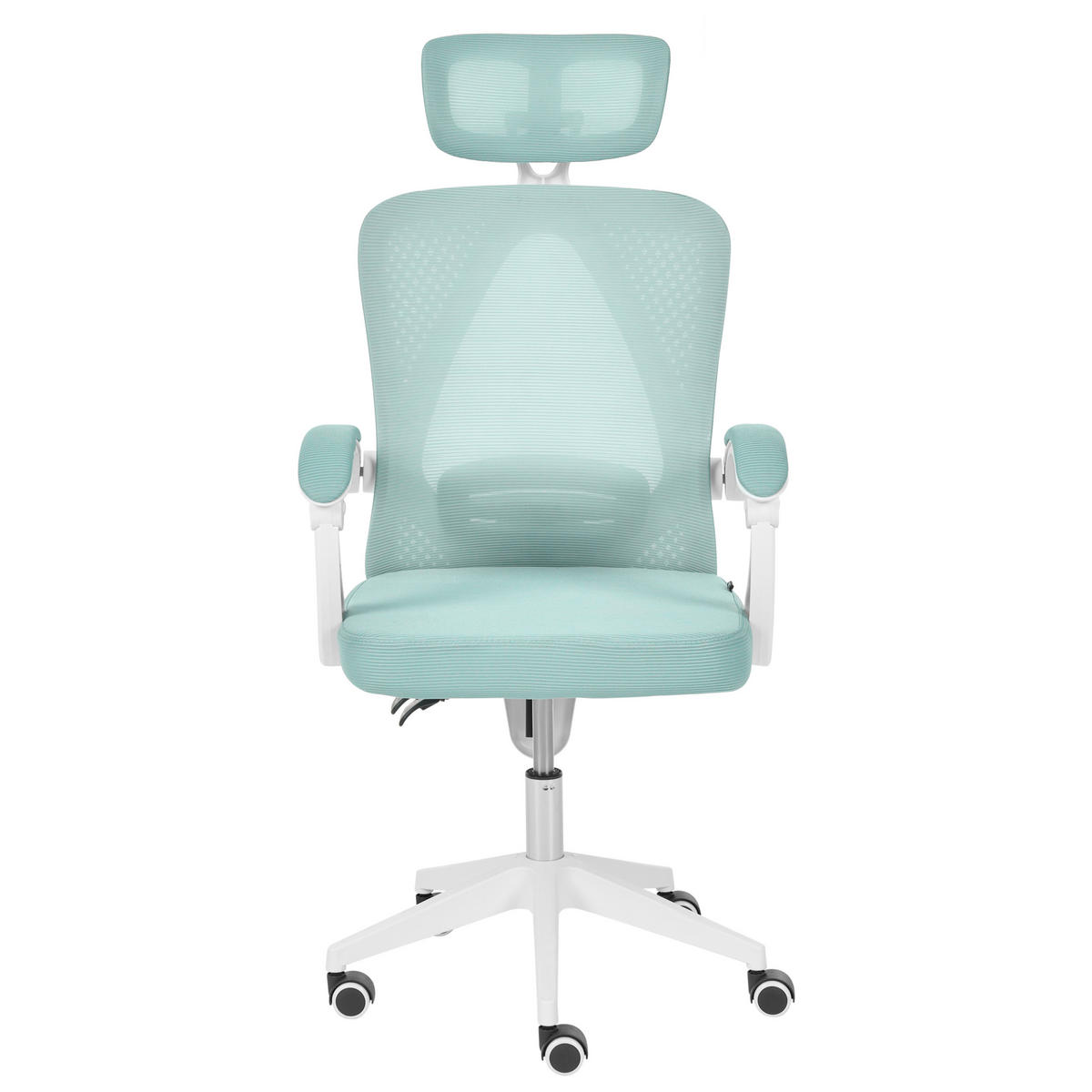 BÜROSTUHL Mintgrün Seranev - Mintgrün, Textil (60/129/60cm) - Beliani