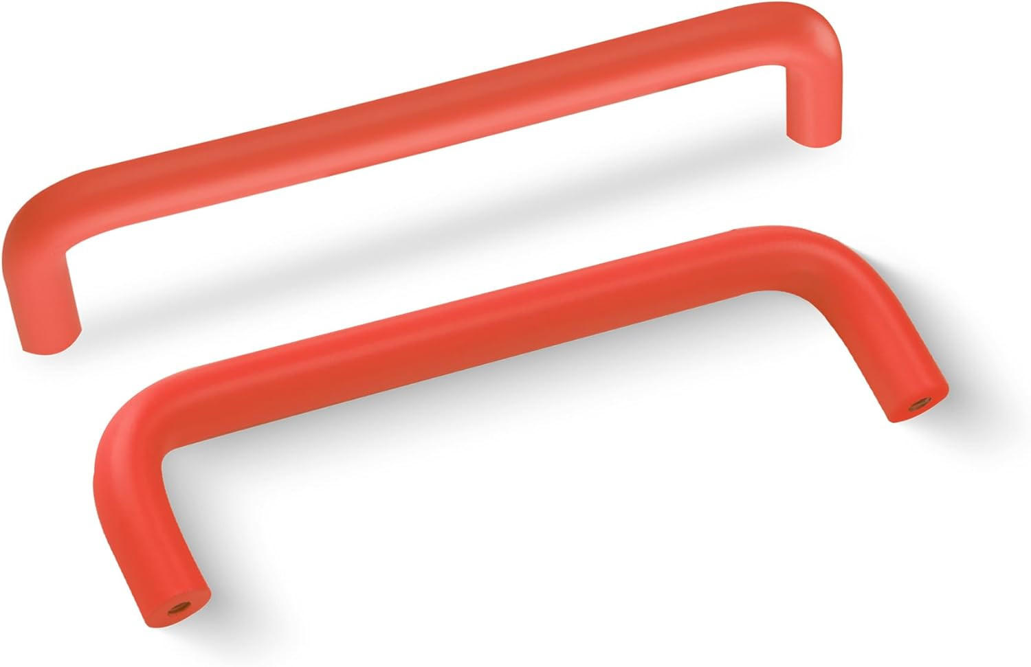 MÖBELGRIFF Orange 4er-Set 128 mm Aluminium - Orange, Metall (1/3.3/13.8cm)