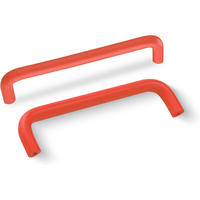 MÖBELGRIFF Orange 4er-Set 128 mm Aluminium - Orange, Metall (1/3.3/13.8cm)