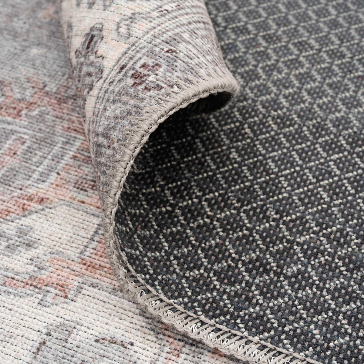 FLACHWEBETEPPICH Edelgrau - Grau, Textil (240/330cm) - Kukoon Rugs