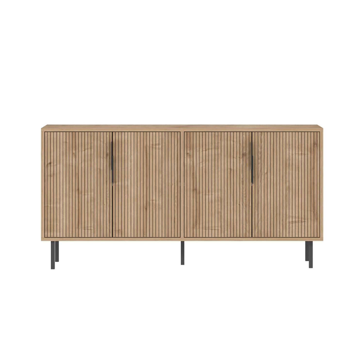 SIDEBOARD Ciaro Holz Länge 150 cm - Braun, Holzwerkstoff (150/36/75cm) - Concept Usine