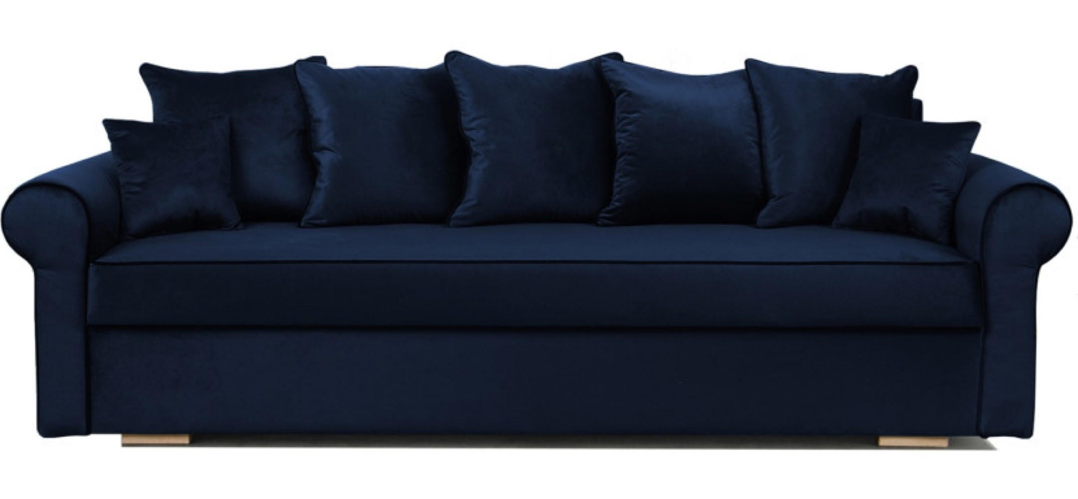 SOFA Grau VIVIA Ausziehbar Drei-Sitzig - Grau, Textil (237/100/85cm) - Sepro Meble