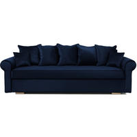 SOFA Grau VIVIA Ausziehbar Drei-Sitzig - Grau, Textil (237/100/85cm) - Sepro Meble