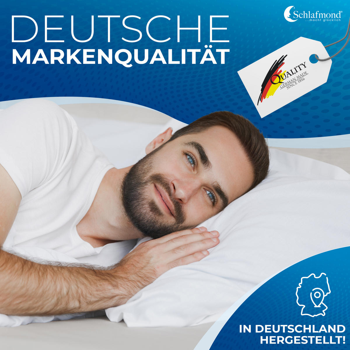 KOPFKISSEN Medicus Clean 80/80 cm, Allergikerkissen - Weiß, Naturmaterialien (80/80cm) - Schlafmond