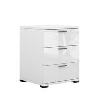 NACHTTISCH Marseille Weiß Hochglanz 46.2 x 60 cm - Weiß Hochglanz, Holzwerkstoff (46.2/60/42cm) - Vicco