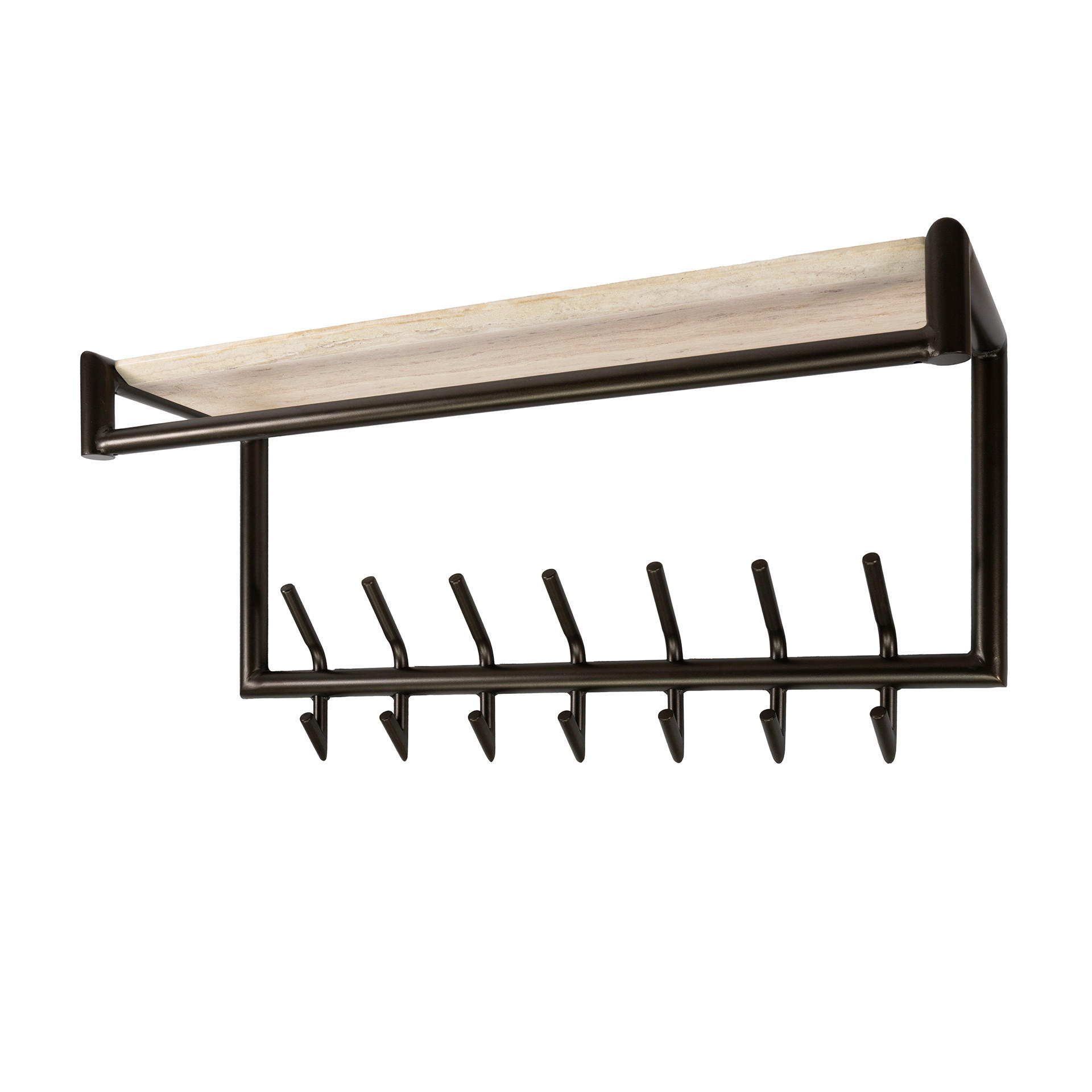 WANDGARDEROBE Terrra 65 27/85/40 cm - Beige, Metall (85/40/27cm) - Hoyz Collection