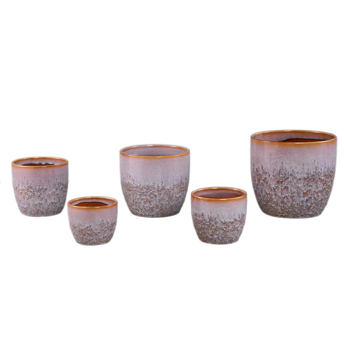 TOPF Harper Rosa 20.5/20.5/18cm - Pink, Keramik (18cm) - PTMD Collection