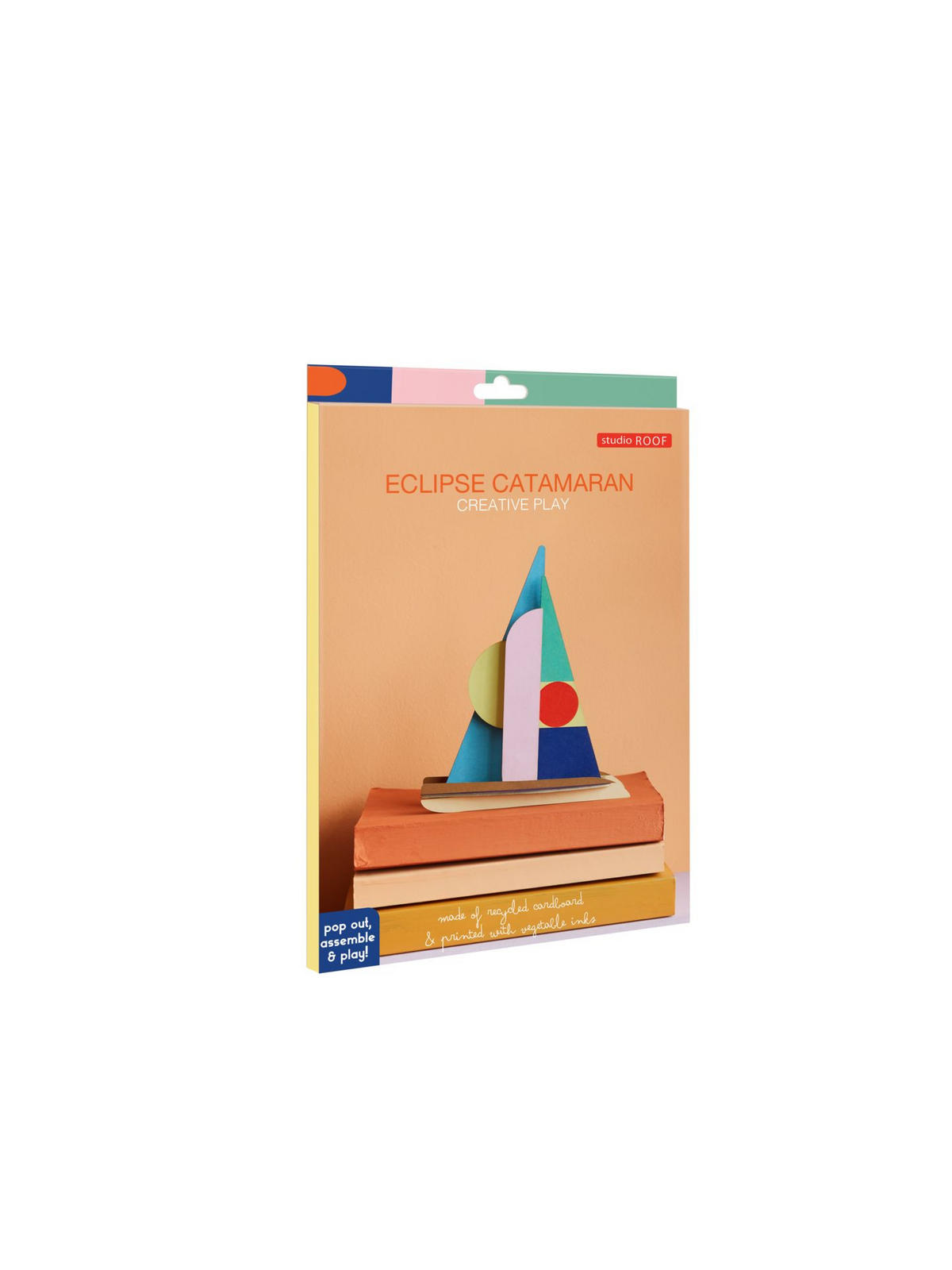 DEKOFIGUR Geos Segelboot 6/16 cm - Multicolor, Wellpappe (6/16/13cm) - KUNSTLOFT