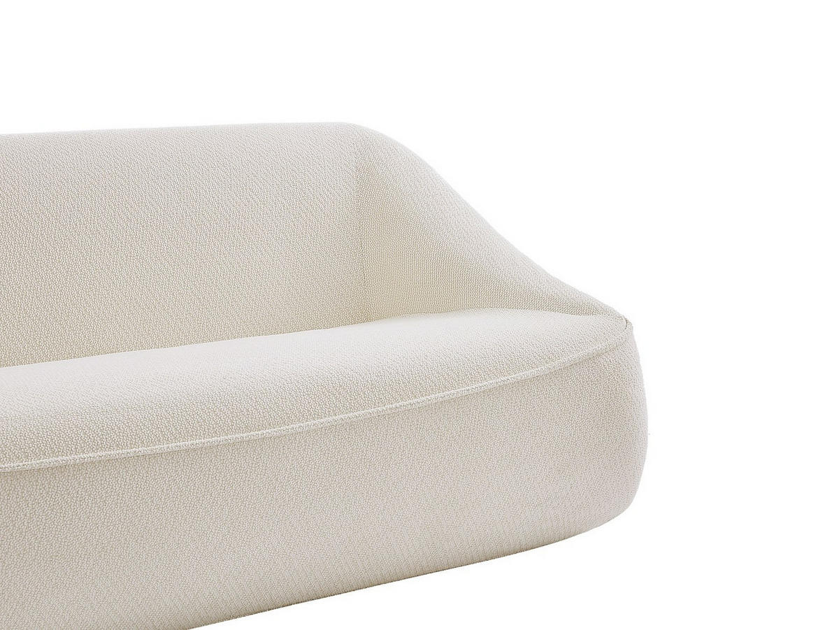 SOFA - 3 Personen - stoff - beige Kireba - Beige, Textil (203/74/103cm) - Vente-Unique