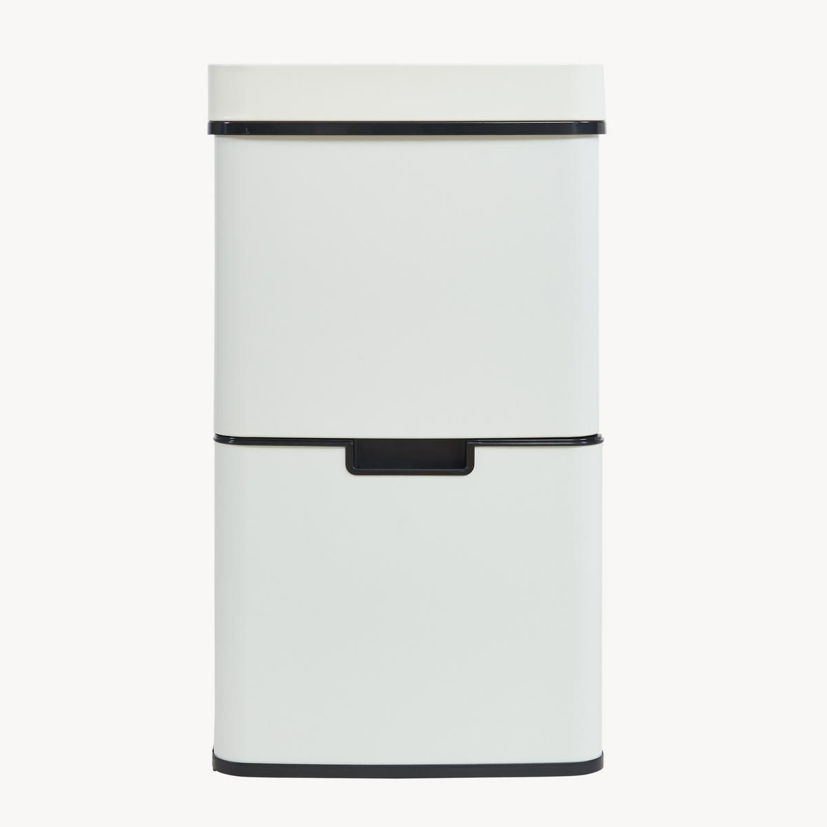 SENZOROVÝ KOŠ Venna - béžová, kov/plast (31.5/74.5/42cm) - [en.casa]