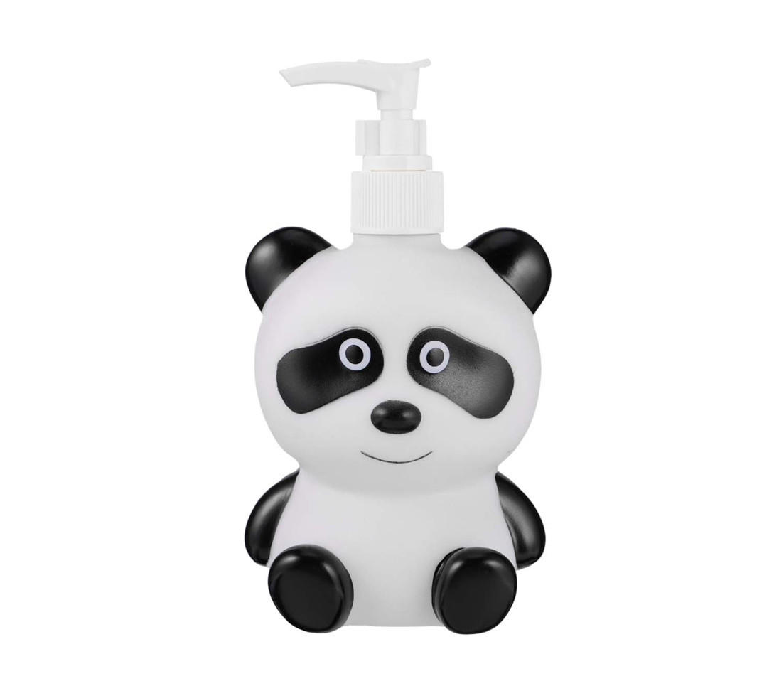 SEIFENSPENDER , Niedlicher Panda-Seifenspender 300 ml - Schwarz, Kunststoff (8.5/8.5/16cm) - BELZ