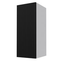 HÄNGESCHRANK Lamello W2/30 Schwarz Matt / Grau 30 / 32,5 / 72cm - Schwarz/Grau, Holz/Holzwerkstoff (30/72/32.5cm) - Feldmann-Wohnen