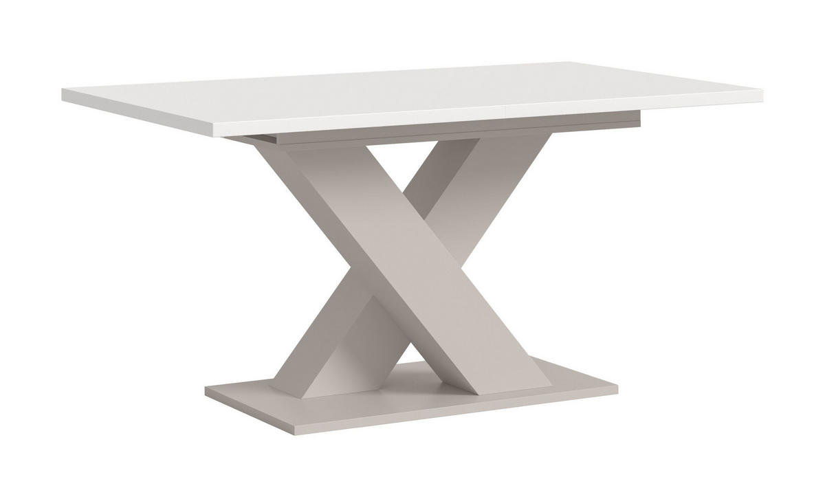 ESSTISCH MOTION (B/H/T: ca. 150/76/90 cm) in Kaschmir/weiß - Kaschmir, Holzwerkstoff (90/150/76cm)