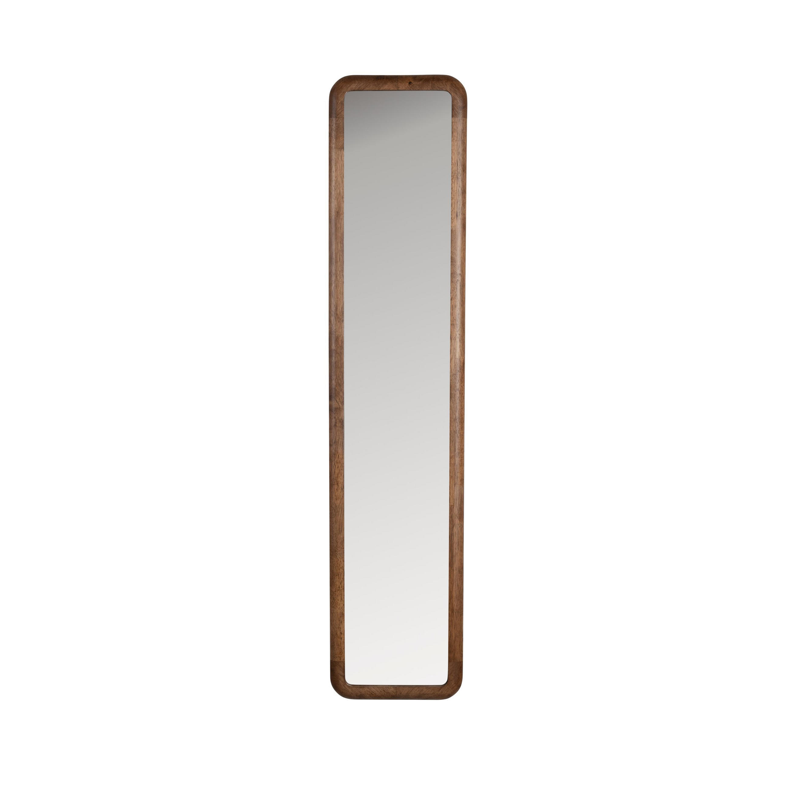 WANDSPIEGEL Nyko Spiegel/ Rechteckig 120x26 cm Braun - Beige, Holz (26/120/2.49cm) - Housecraft Living