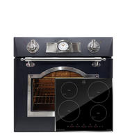 ELEKTRO-EINBAU-BACKOFEN 60 cm EH 6355 Em Sil+KCT 6105 FI Induktions-kochfeld 60 cm - Schwarz, Metall (59.4/59.4/56.6cm) - Kaiser Küchengeräte