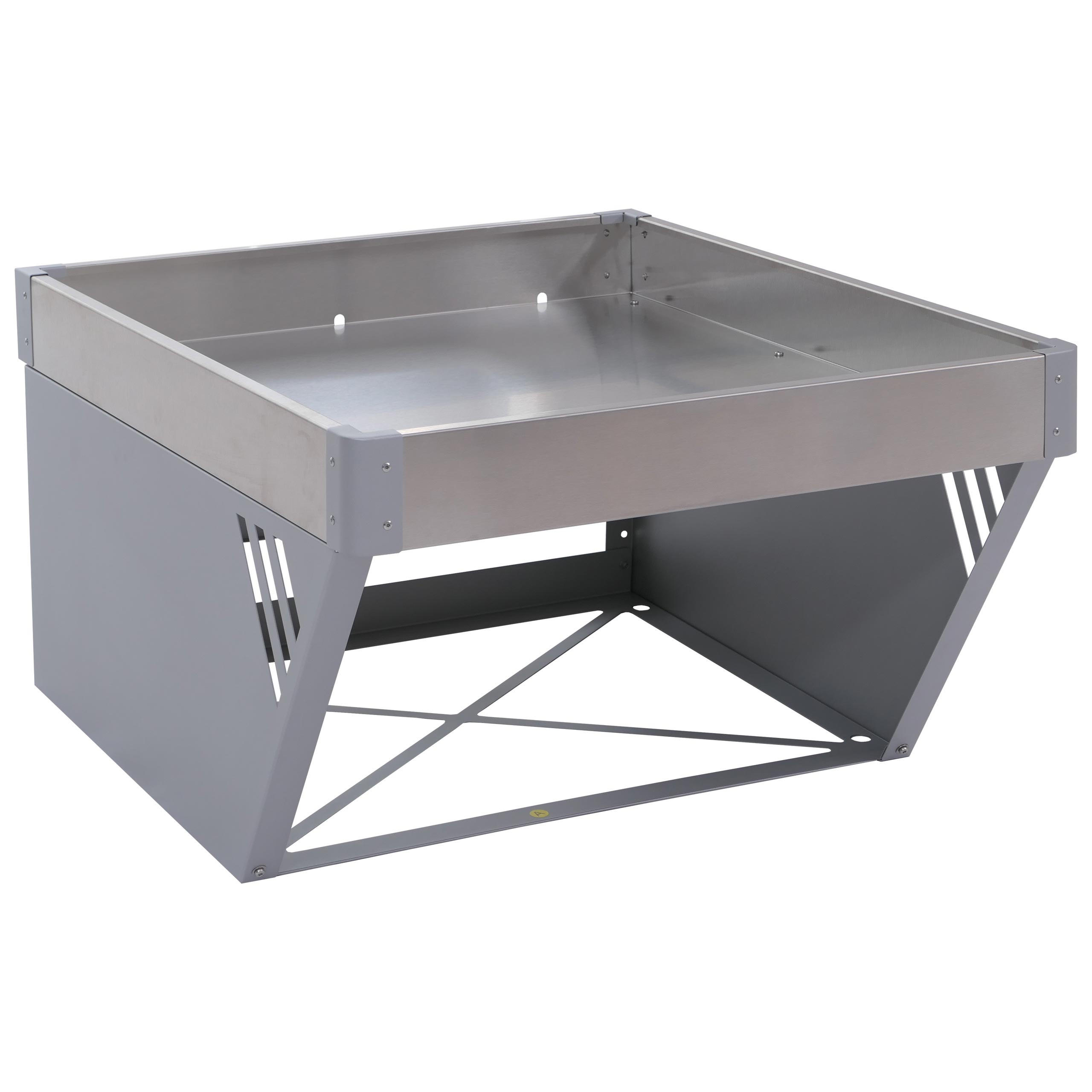 GÁRAŽ PRO KOŠOVÝ ROBOT Šedá, stříbrně šedá - šedá/stříbrná, kov (60/39/70cm) - MCW