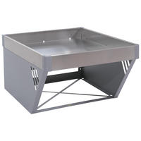 GÁRAŽ PRO KOŠOVÝ ROBOT Šedá, stříbrně šedá - šedá/stříbrná, kov (60/39/70cm) - MCW