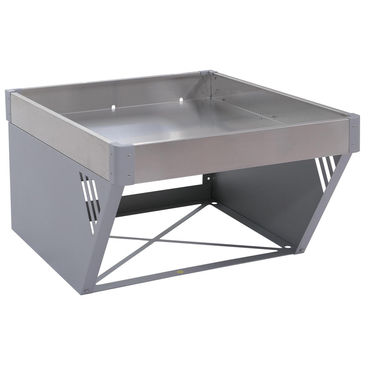 GÁRAŽ PRO KOŠOVÝ ROBOT Šedá, stříbrně šedá - šedá/stříbrná, kov (60/39/70cm) - MCW