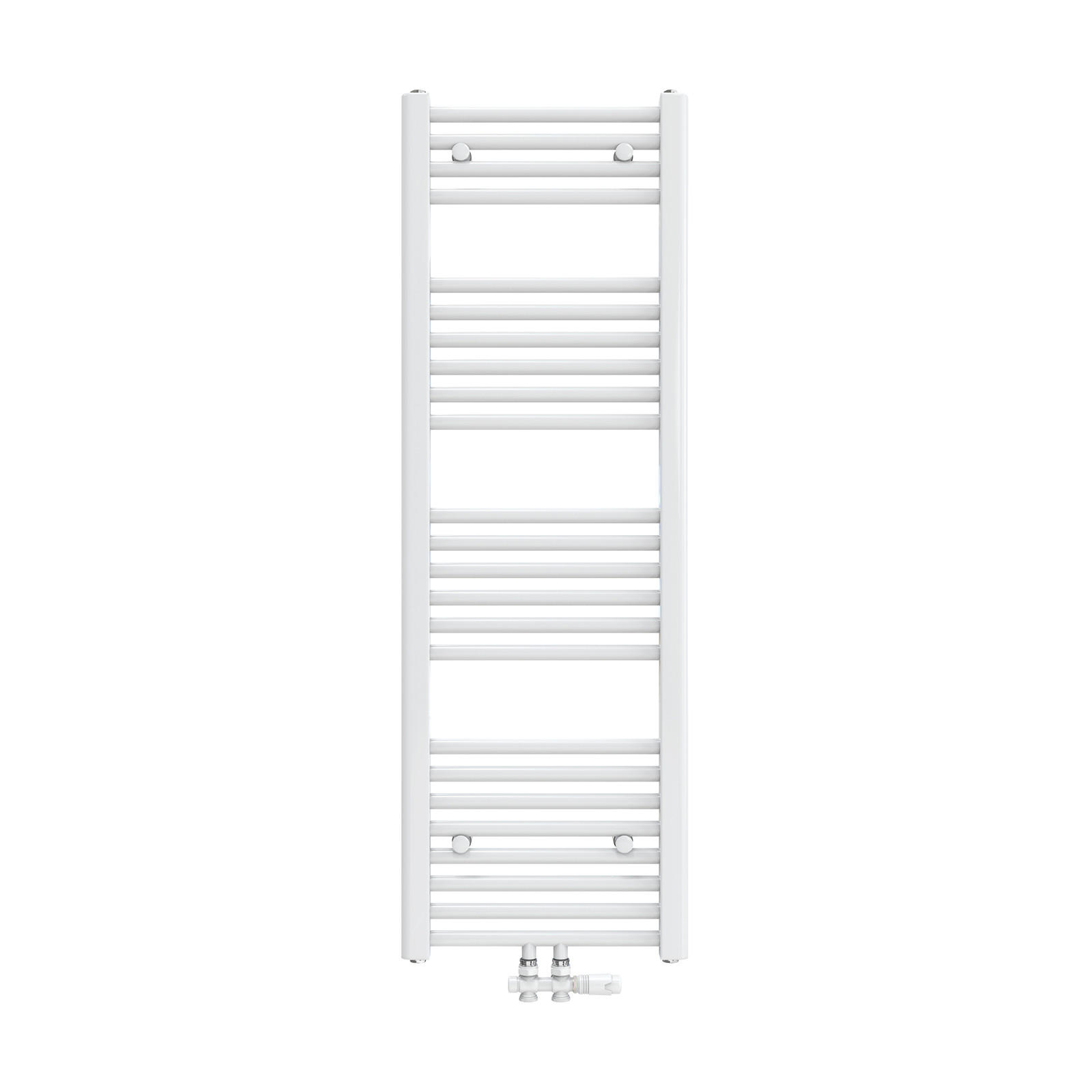 HEIZKÖRPER Handtuchheizkörper wasserführend 120/40/3 cm - Weiß, Metall (40/120/3cm) - EMKE