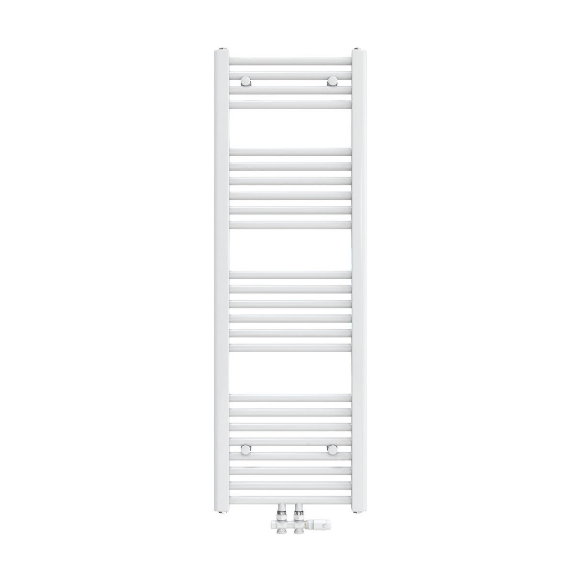 HEIZKÖRPER Handtuchheizkörper wasserführend 120/40/3 cm - Weiß, Metall (40/120/3cm) - EMKE