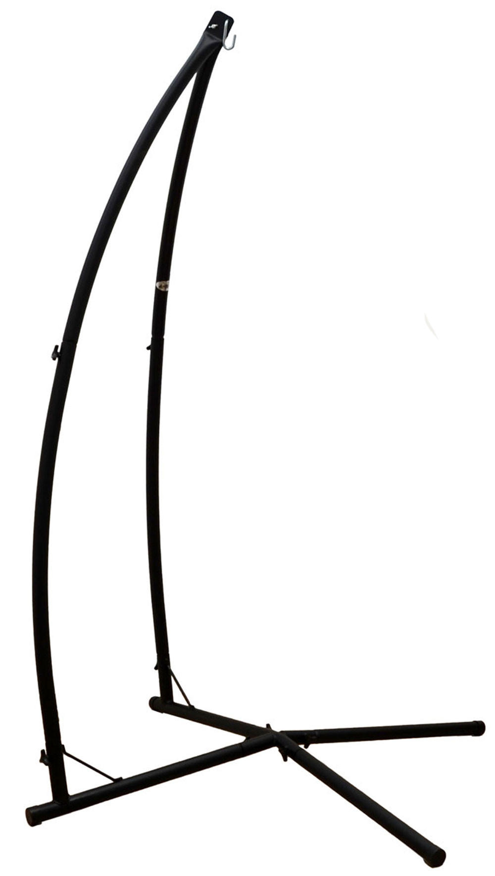 Amanka Hängesesselgestell Schwarz 110x215x110 cm
