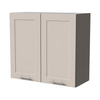 HÄNGESCHRANK Oslo W3/80 Grau / Kaschmir Matt 80 / 32,5 / 72cm - Kaschmir/Grau, Holz/Holzwerkstoff (80/72/32.5cm) - Feldmann-Wohnen