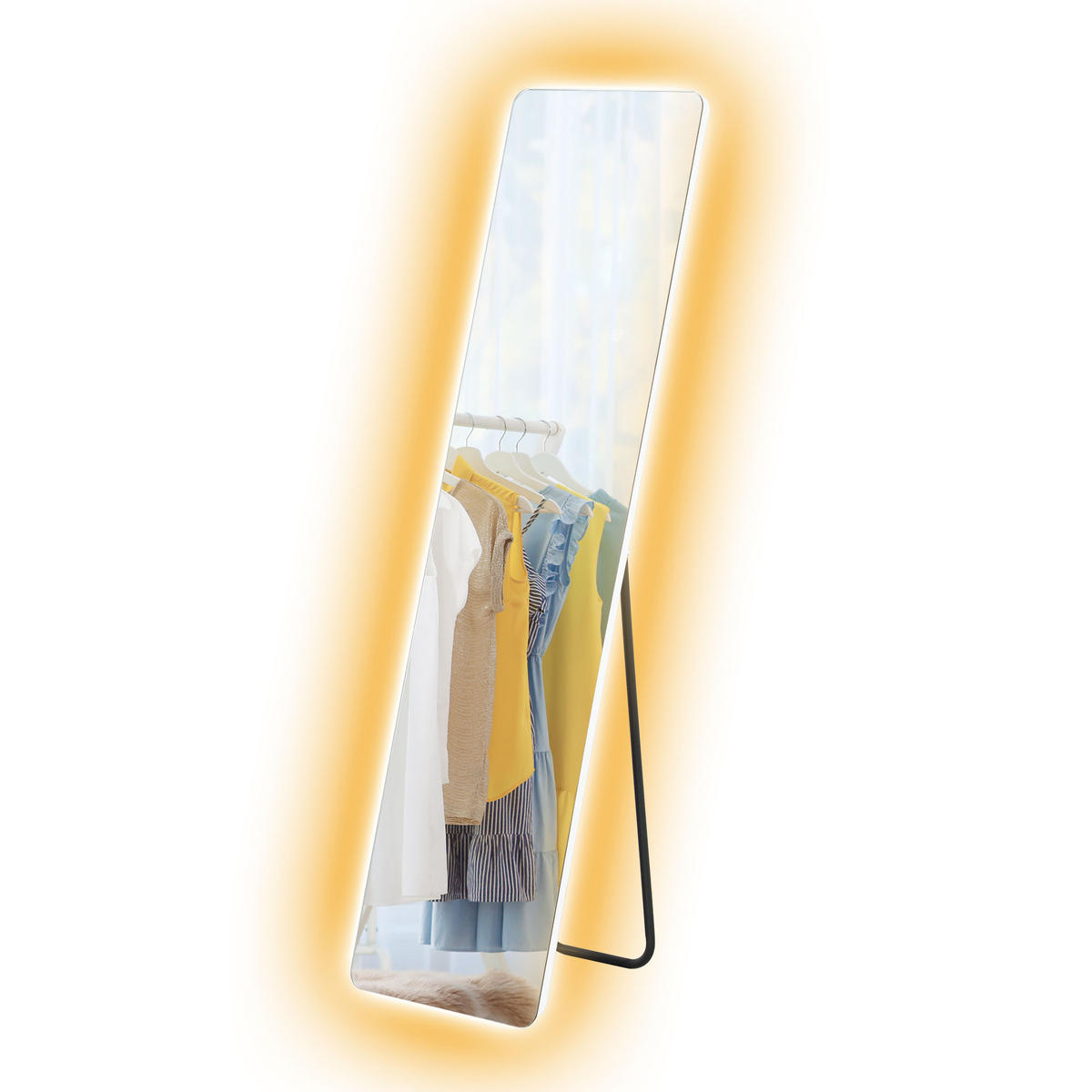 STANDSPIEGEL DE-09871 Silber - Transparent, Glas (40/150/3cm) - ComfortXL