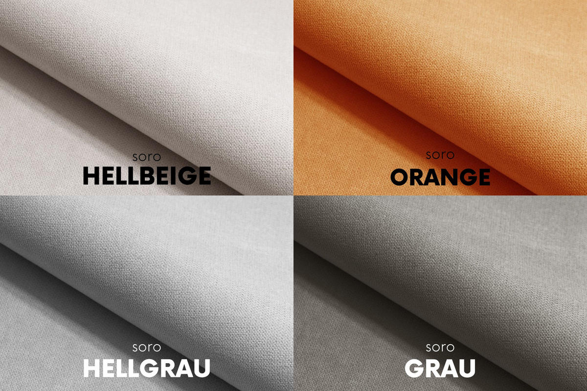 BOXBETT Mit Matratze Und Bettkasten LUDANO Stoff Soro Hellgrau 160x200 cm H2-Pocket - Hellgrau, Holz (120/200cm) - Kaiser Möbel