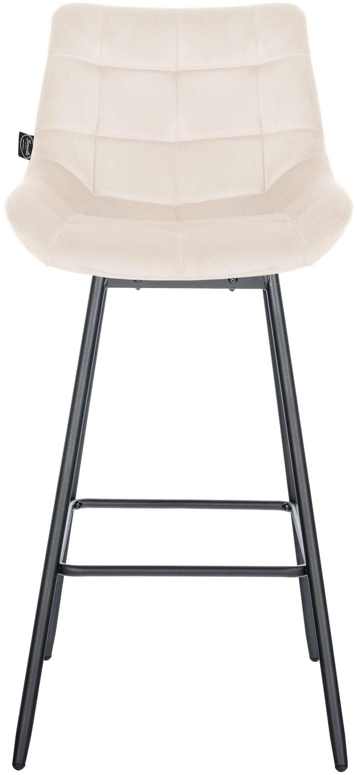 BARHOCKER Weston schwenkbar 105x49x56 cm creme - Creme, Metall (49/105/56cm) - furnicato