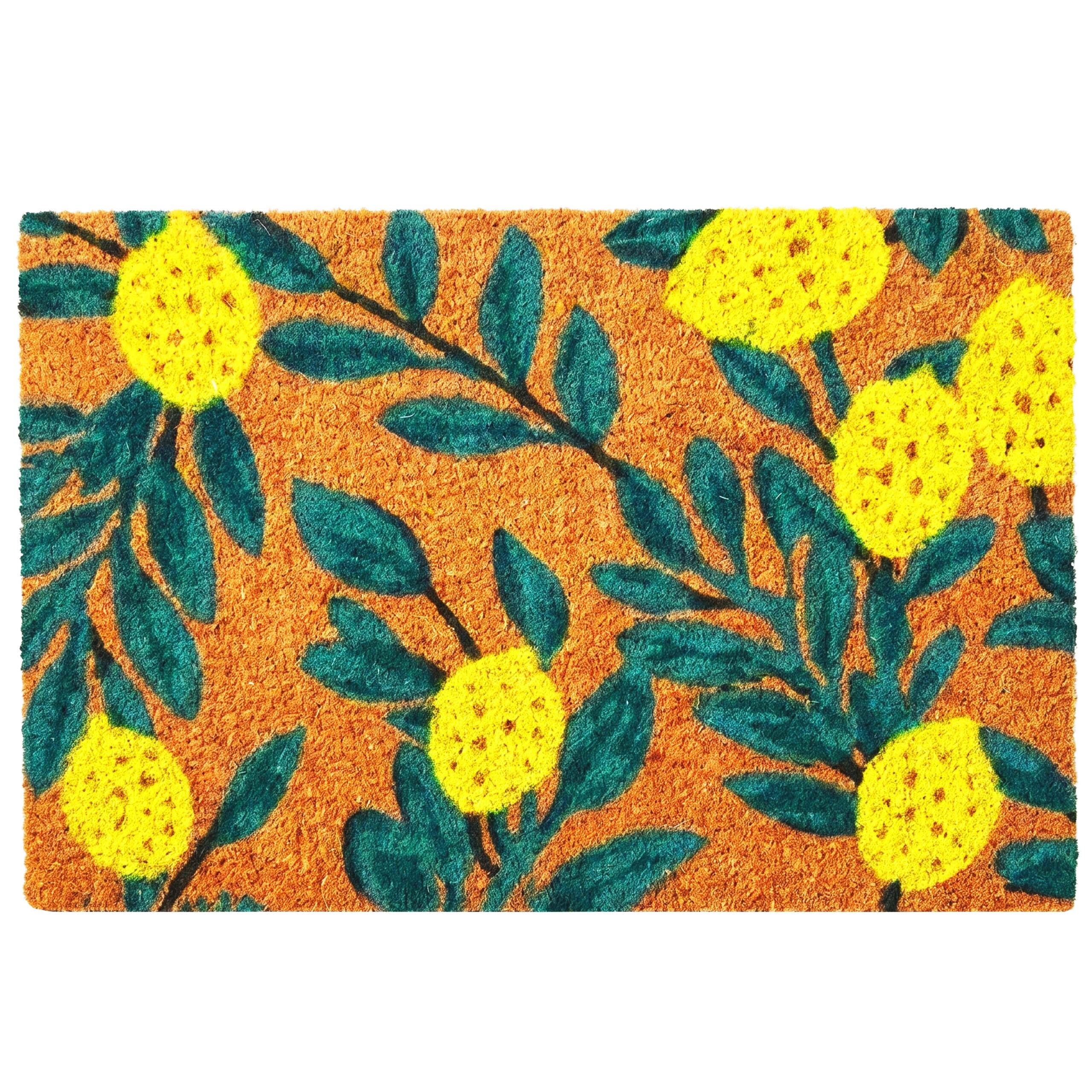 ROHOŽKA Přírodní kokosová - různobarevná, textil/plast (60/40cm) - Relaxdays