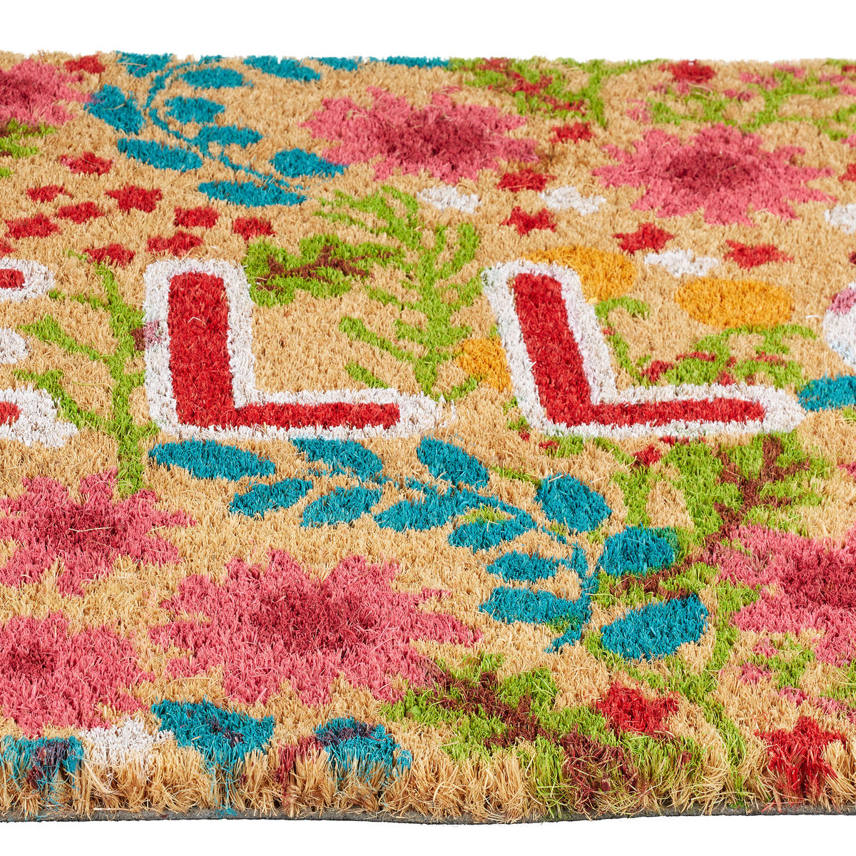 KOKOSFUSSMATTE - Multicolor, Kunststoff/Textil (60/40cm) - Relaxdays
