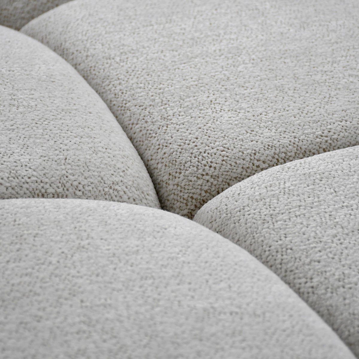 ECKSOFA Sorel Mini mit Automatisch verstellbarer Sitztiefe und Kopfstützen, rechts, Hellbeige - Beige, Textil (275/190cm) - Beautysofa