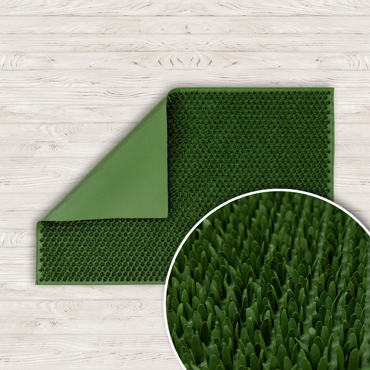 SCHMUTZFANGMATTE AUßEN SEASON - Grün, Textil (40/60cm) - Astra