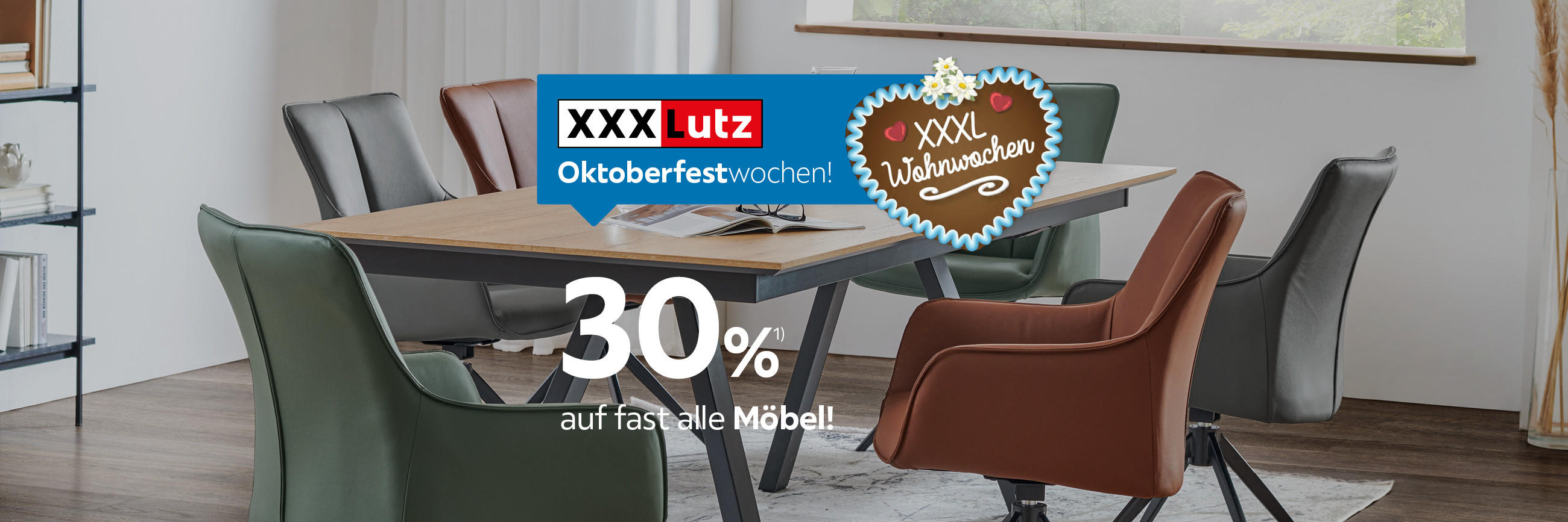 30% auf Möbel