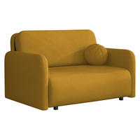 SCHLAFSOFA Viva Sun II - Gelb/Schwarz, Holz/Textil (130/85/103cm) - MIRJAN24