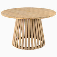 GARTENTISCH KOPENHAGEN rund Akazie Natur 120cm - Braun, Holz (120/120/75cm) - riess-ambiente