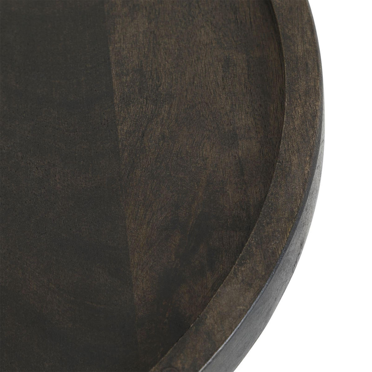 BEISTELLTISCH BEJA braun/weiß - Braun/Weiß, Naturmaterialien/Holz (38/38/53cm) - IDIMEX