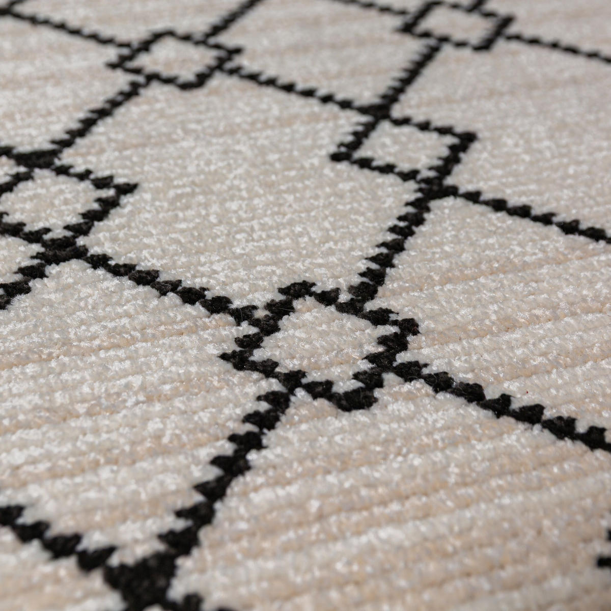 KURZFLORTEPPICH PERRAN, im Berber-Stil, Weiß, 200 x 300 cm - Weiß, Textil (200/300cm) - KADIMA DESIGN