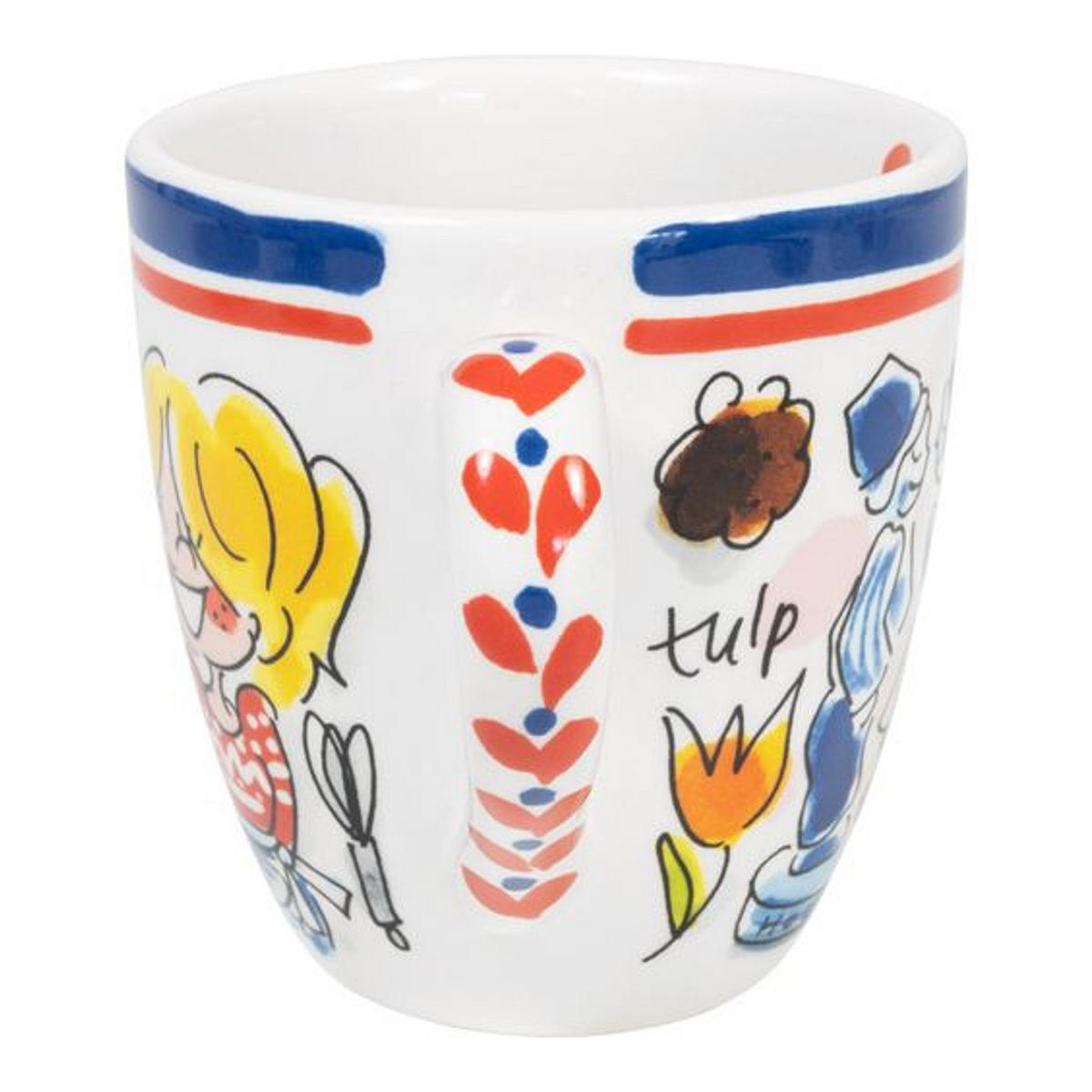 MINI-BECHER Holland in Bunt - 200 ml - Multicolor, Keramik (0.2L) - Blond Amsterdam