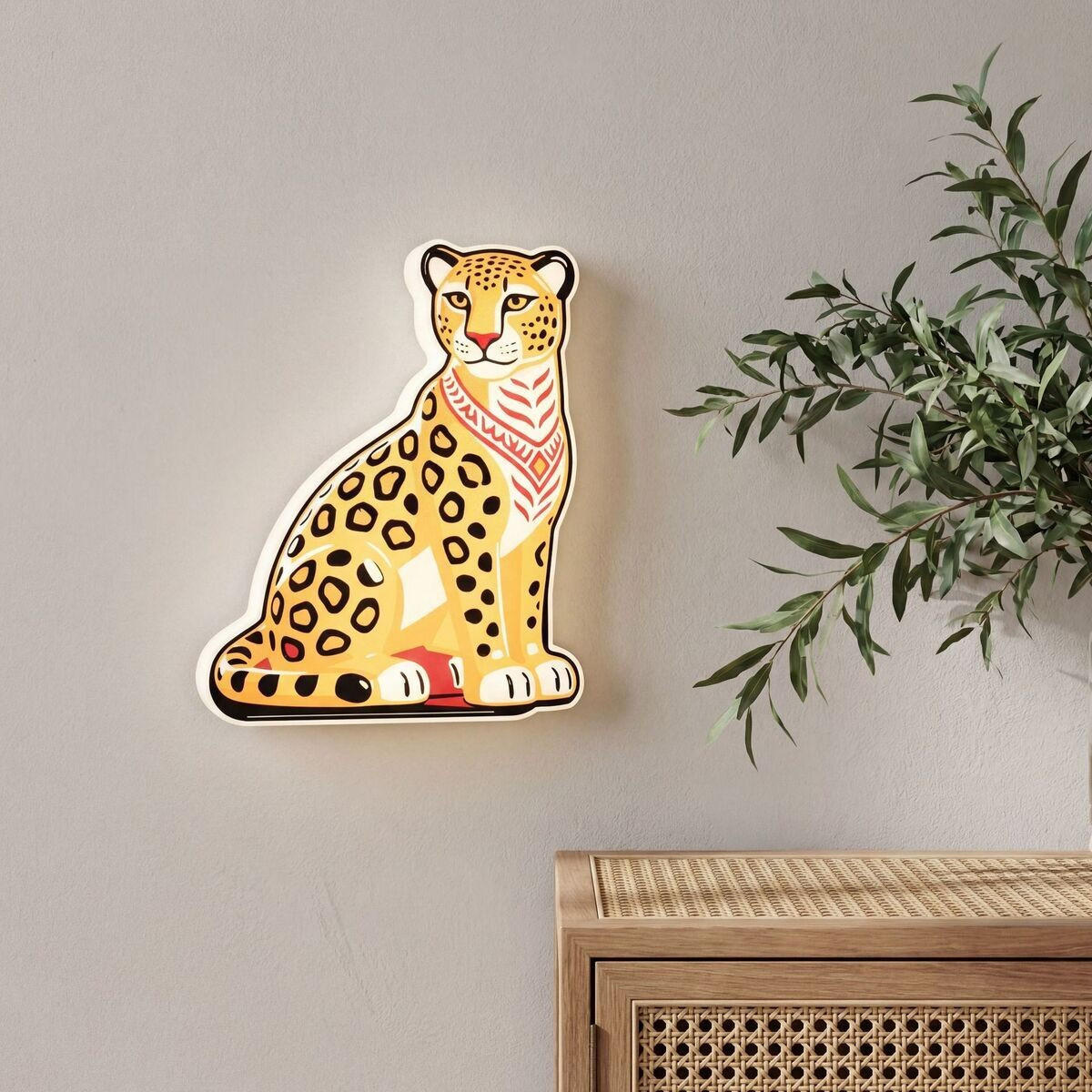 LED-WANDLEUCHTE 21/16.5/3.8 cm - Gelb, Kunststoff (16.5/3.8/21cm) - Authentics