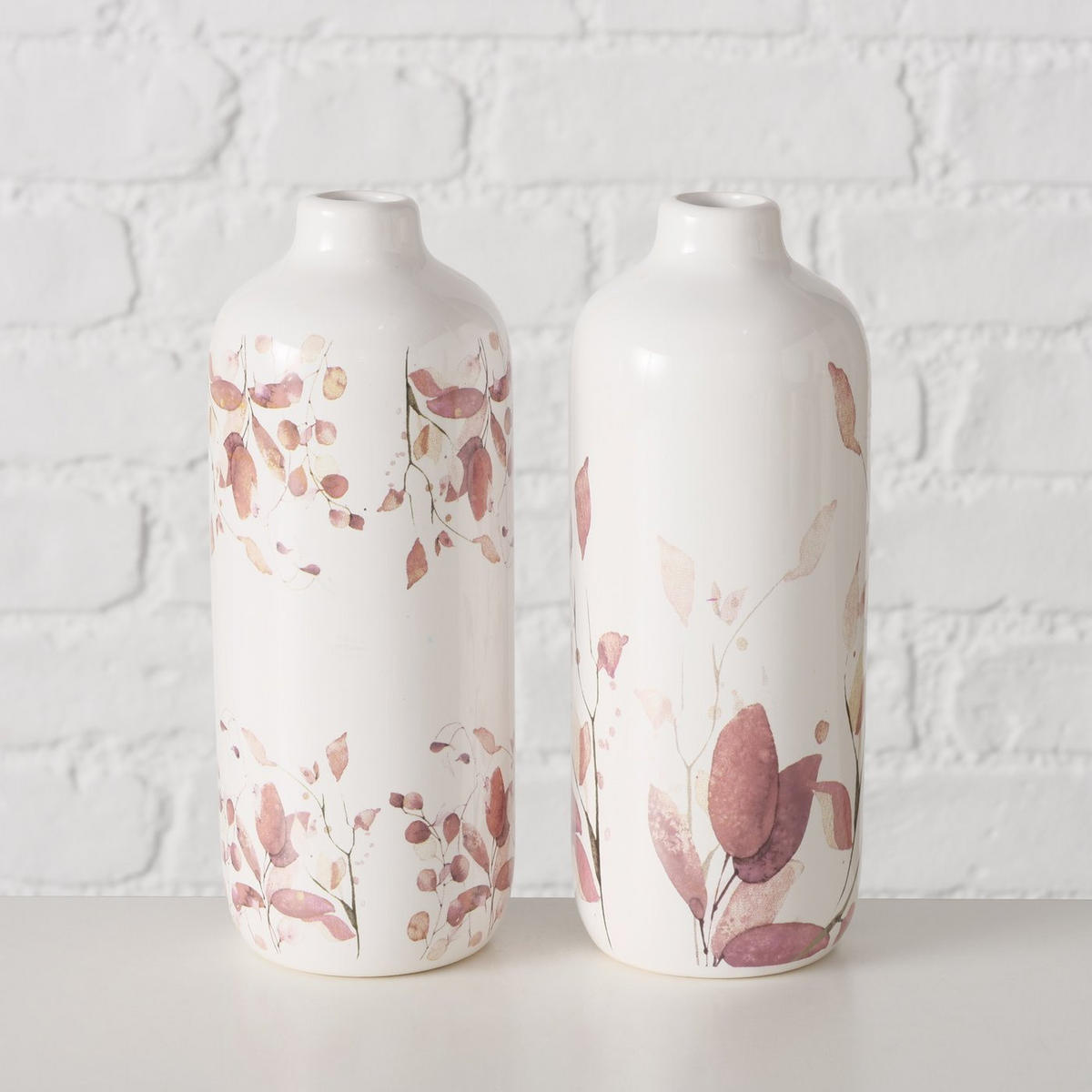 VASE Porzellan handbemalt Bernada 18,5 cm - Multicolor, Keramik (18.5cm) - Boltze Home