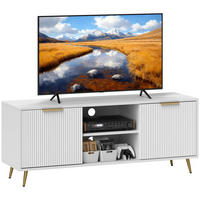 TV-MÖBEL Weiß 1 Stück - Weiß, Holzwerkstoff (120/48/35cm) - GiPP
