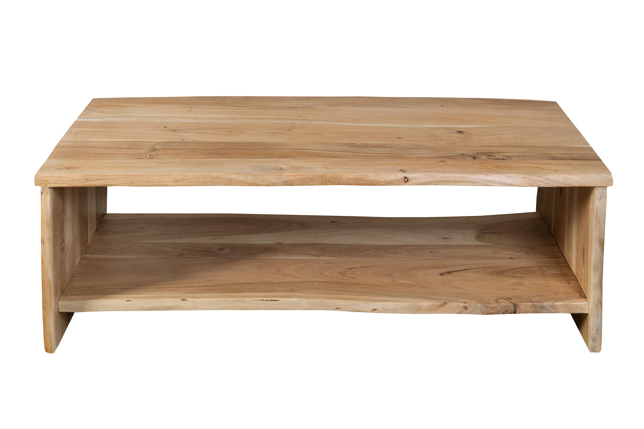 COUCHTISCH DAHLIA - Beige/Naturfarben, Akazienholz/Holz (60/120/40cm) - SAM